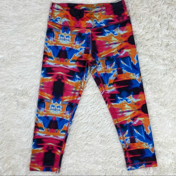 90 Degree By Reflex Capris Legging Multicolored - Picture 3 of 7